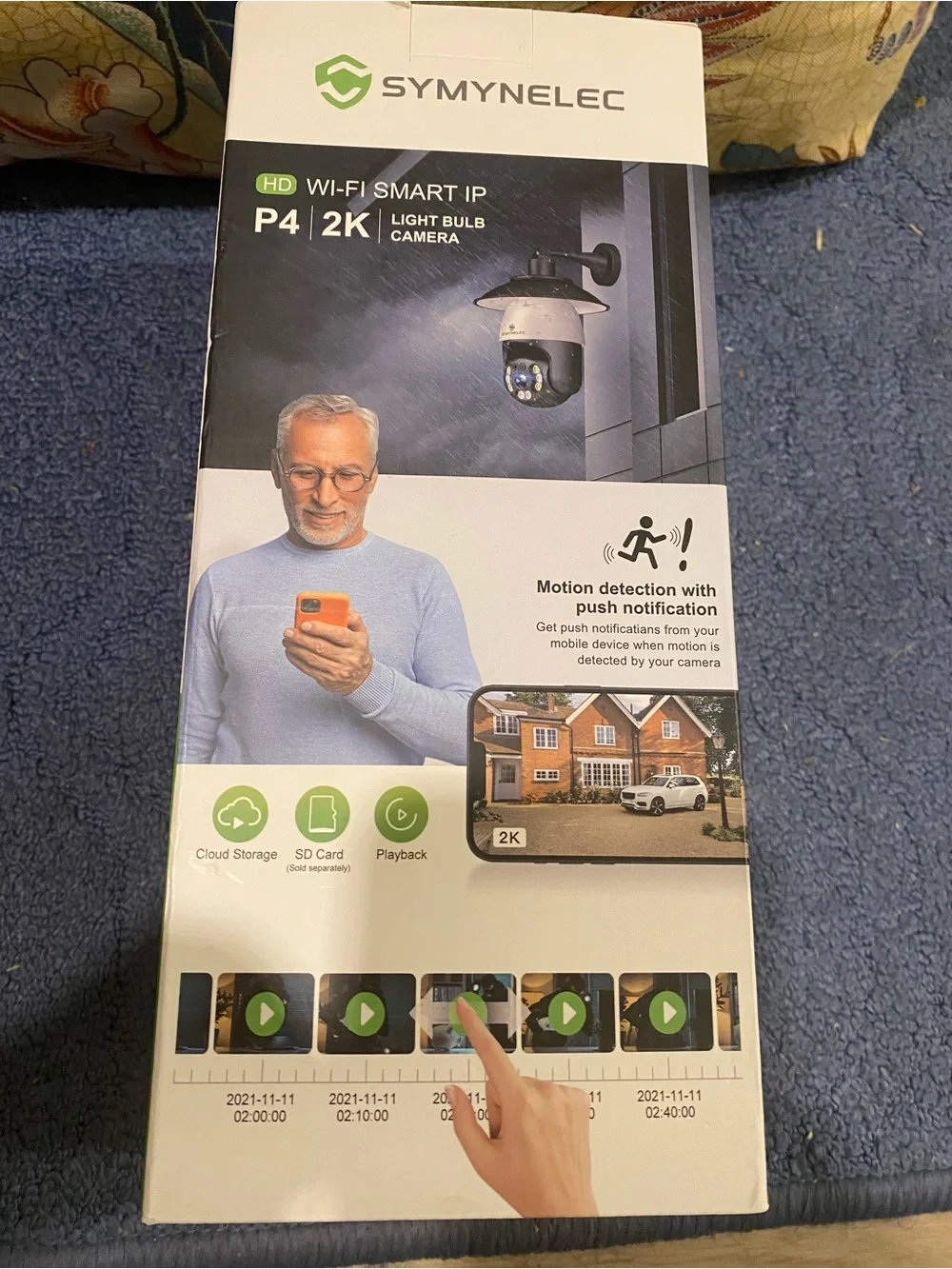 Symynelec White Smart Camera - WiFi Remote Viewing